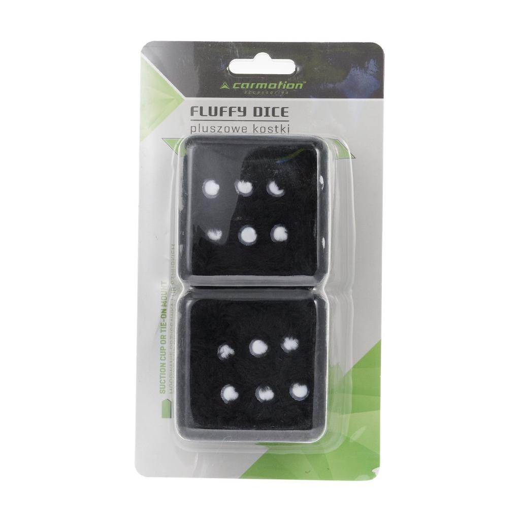 Plush Decorative Cubes 60x60 Mm, Black