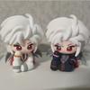 2pcs/Set Love And Deepspace Cute Sylus Silver Wing Demon Qin Che Chibi Figure Mini Anime Doll Ornament Otome Game Model Toy Gift