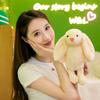 30cm Cute Plush Toy Stuffed Toy Rabbit Doll Babies Sleeping Companion Cute Plush Long Ear Rabbit Doll Children's Gift