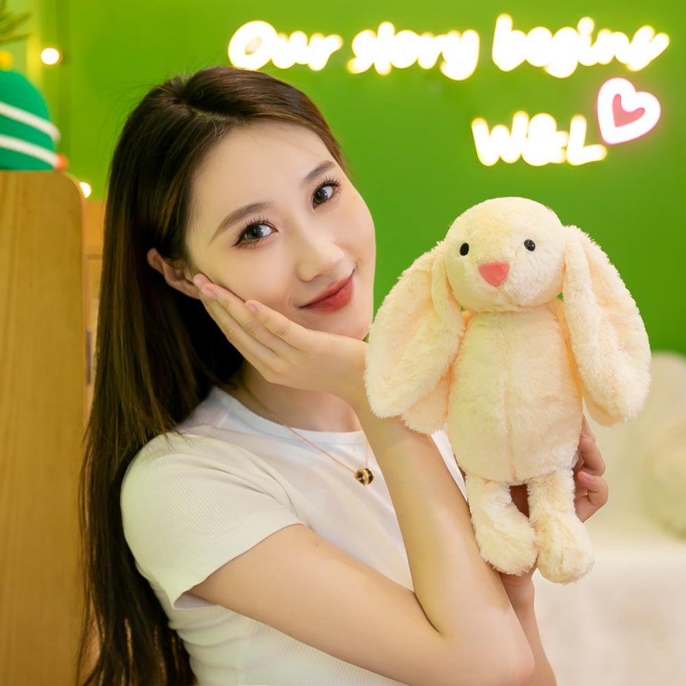30cm Cute Plush Toy Stuffed Toy Rabbit Doll Babies Sleeping Companion Cute Plush Long Ear Rabbit Doll Children's Gift