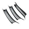 HUFHDN Interior Door Handle Covers for BMW X5 F15 X6 F16 Left and Right Inner Door Panel Handle Pull Carrier Trim 3 3-Piece 2014-2018, (Black, RHD,