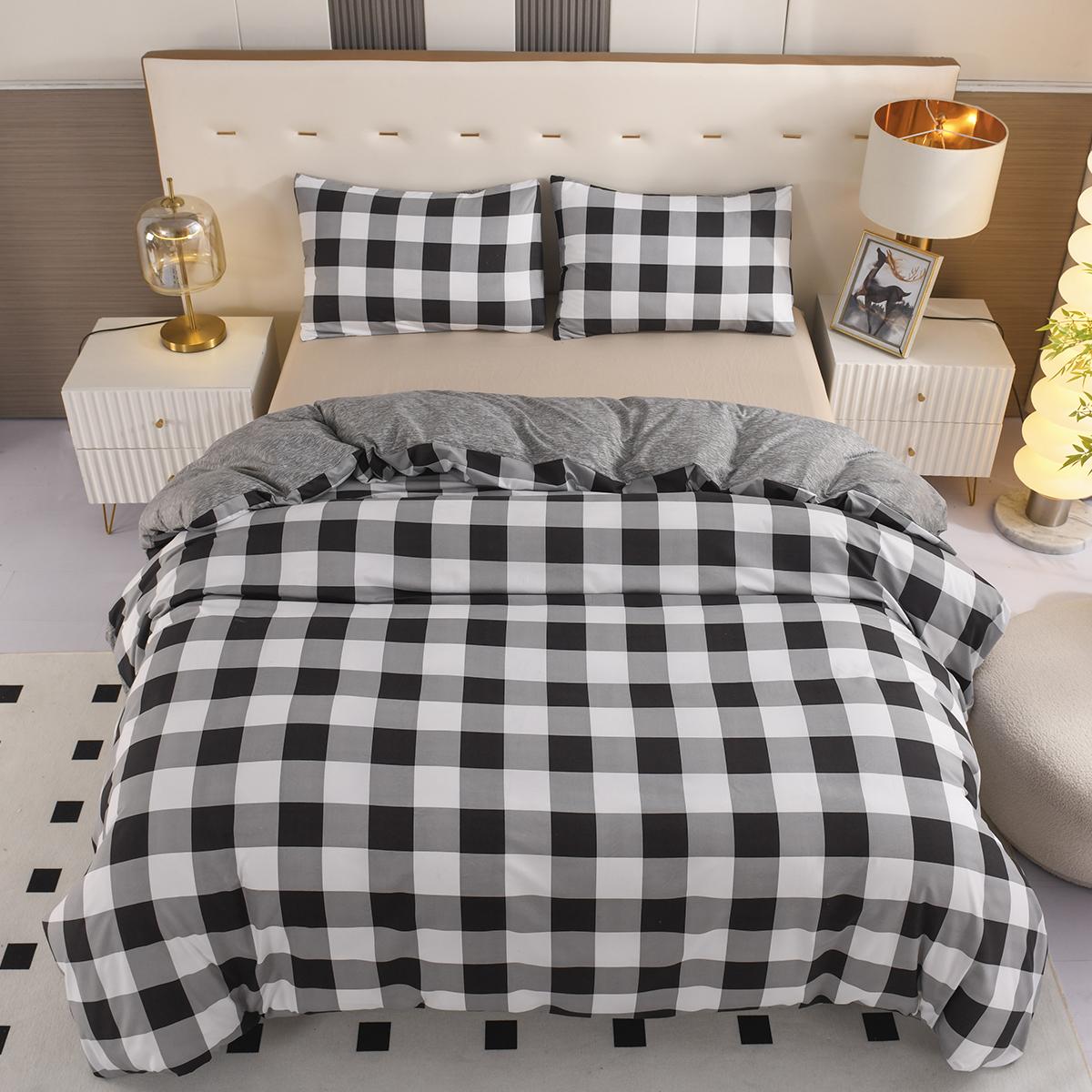 

Комплект постельного белья из микрофибры с желто-серо-белой волной для девочек и мальчиков, для детей и подростков, двухсторонний пододеяльник EU Single-135x200