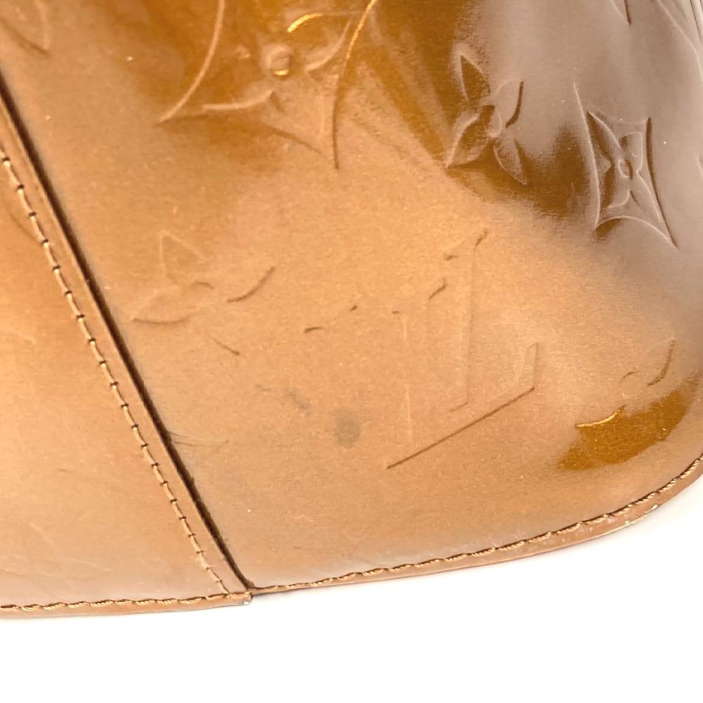 Louis Vuitton M91122 Bolsa de Ombro Tote MonogramVernis Houston Marrom Bronze