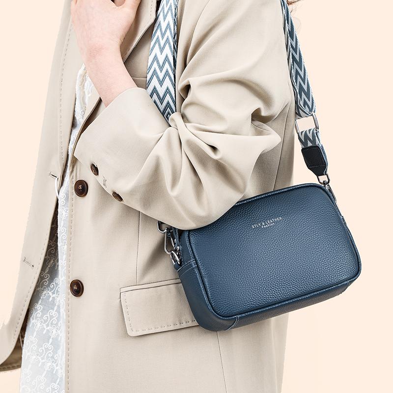 100% Koeienhuid Zacht Leer Aktetas Tas luxueus Klassiek Effen Kleur Eenvoudig Casual Grote Capaciteit Tote Enkele Schouder Handtas