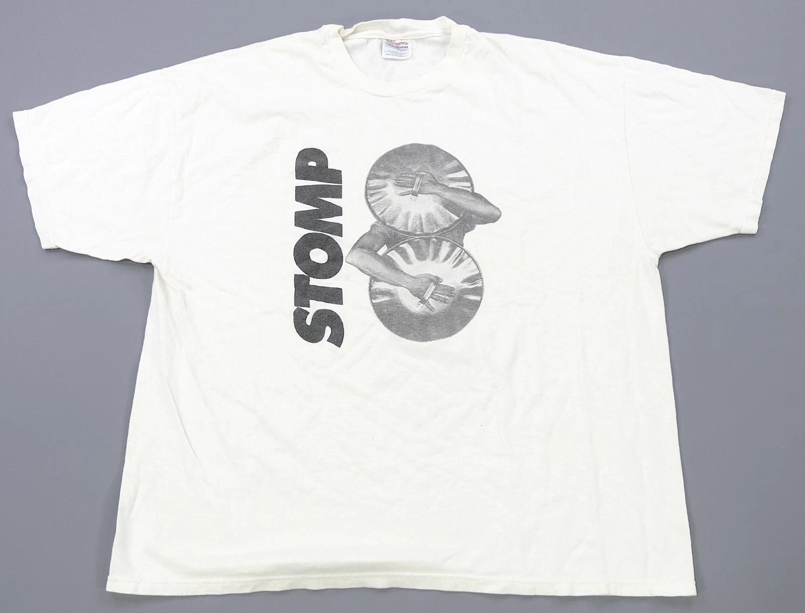 Rare VTG Stomp Percussion Group Tour of the Americas T Shirt 90s Rock Band 2XL 3XL