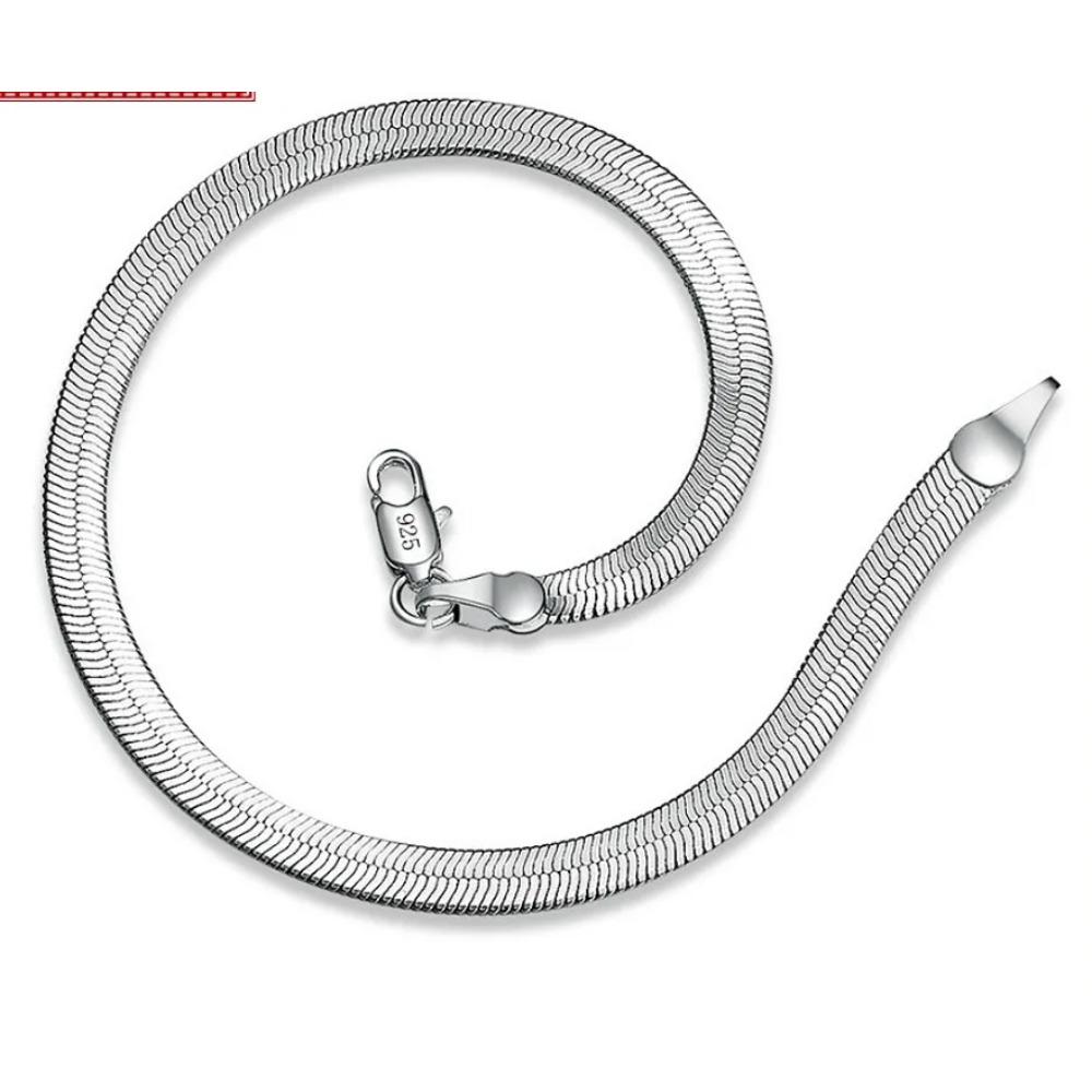 925 Silver Twisted Rope Bracelet 4MM Unisex Chain Fashion Jewelry for Women Men High Quality Durable