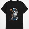 Camiseta de Basquete Vintage Penny Hardaway Camiseta Gráfica de Lenda da NBA Unissex Preto Sh