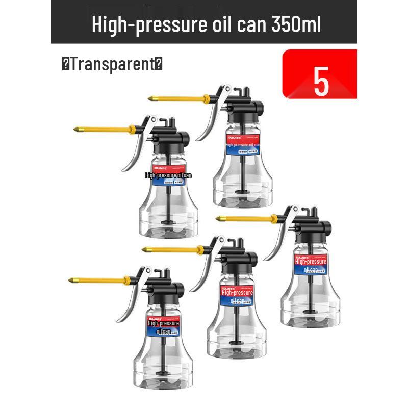 High-Pressure Manual Oil Spray Can with Long Nozzle for Household & Industrial Use