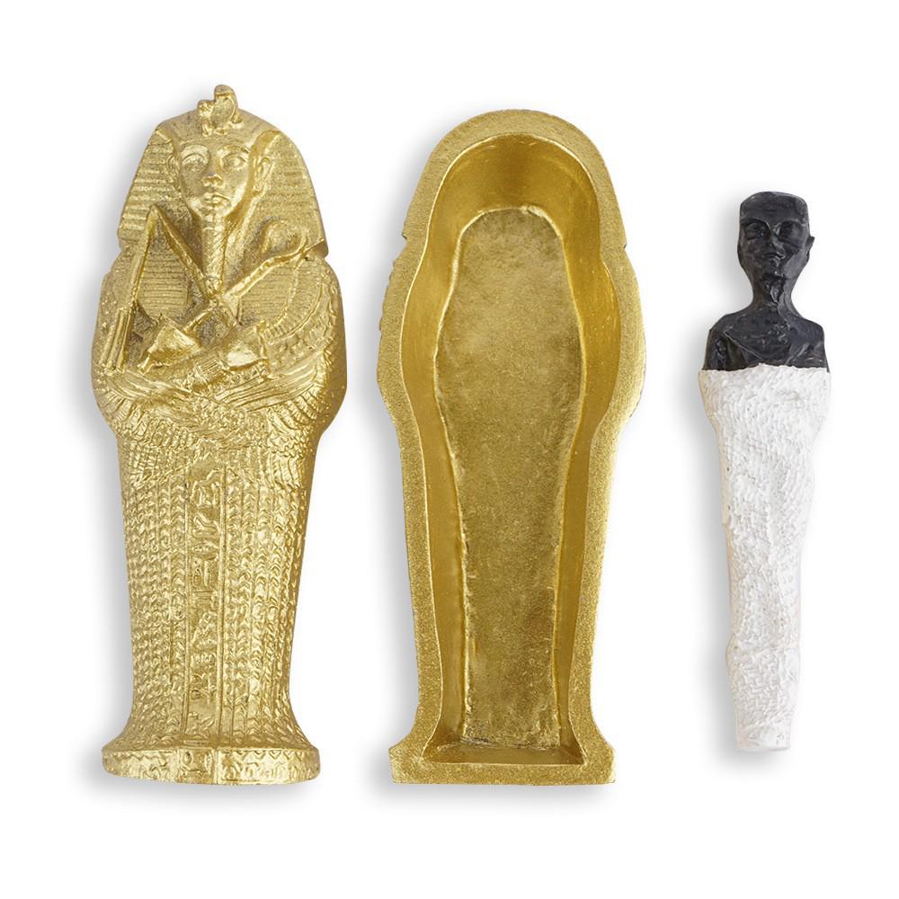Pharaoh Queen Mummy Coffin Resin Flower Pot