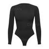 Hot-Selling European & American Style Slim-Fit Long Sleeve Bodysuit: Comfortable, Breathable, Seamless T-Shirt for Spring/Summer