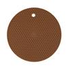 Silicone Heat-Resistant Honeycomb Pot Holder - Non-Slip Food-Grade Insulation Pad for Round Dining Tables