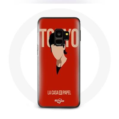 Θήκη για Samsung Galaxy S9 La casa de papel Tokyo Fanart λογότυπο