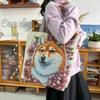 New large-capacity fitness portable short-distance travel bag women's environmentally friendly tote bag versatile shoulder casual canvas bag