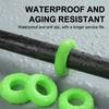 10PCS Retaining Protector Fishing Pole Anti-slip Stopper Fish Rod Stand Stop Silicone Ring Anti-Skid Hand Rod Stopper Clip