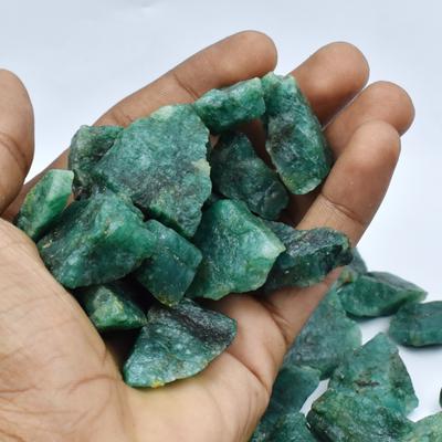 2400 Carat Lots of Natural Green Emerald Raw Rough CERTIFIED Loose Gemstone