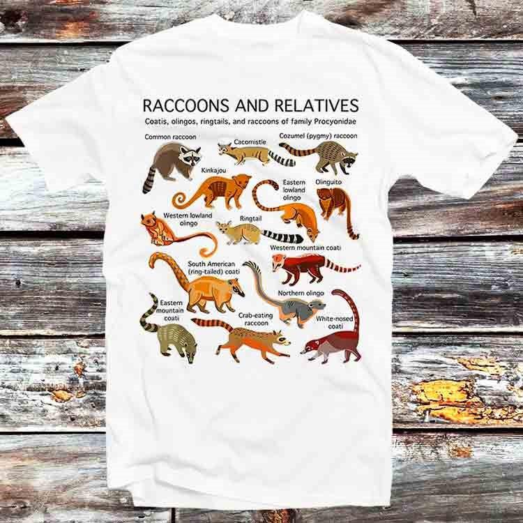 

Raccoons Relatives T Shirt B869 L
