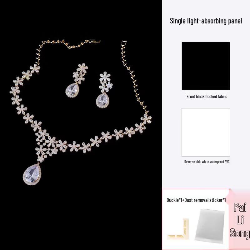 OLOEY Photography Background & Light Absorbing Board Set