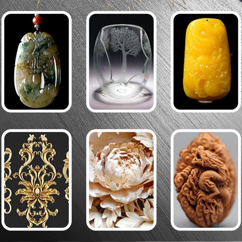 Engraving Machine Intelligent Charging Grinding Pen Electric Engraving Pen 6Bit 6Sand Paper 3.7V Power Rotary Tool