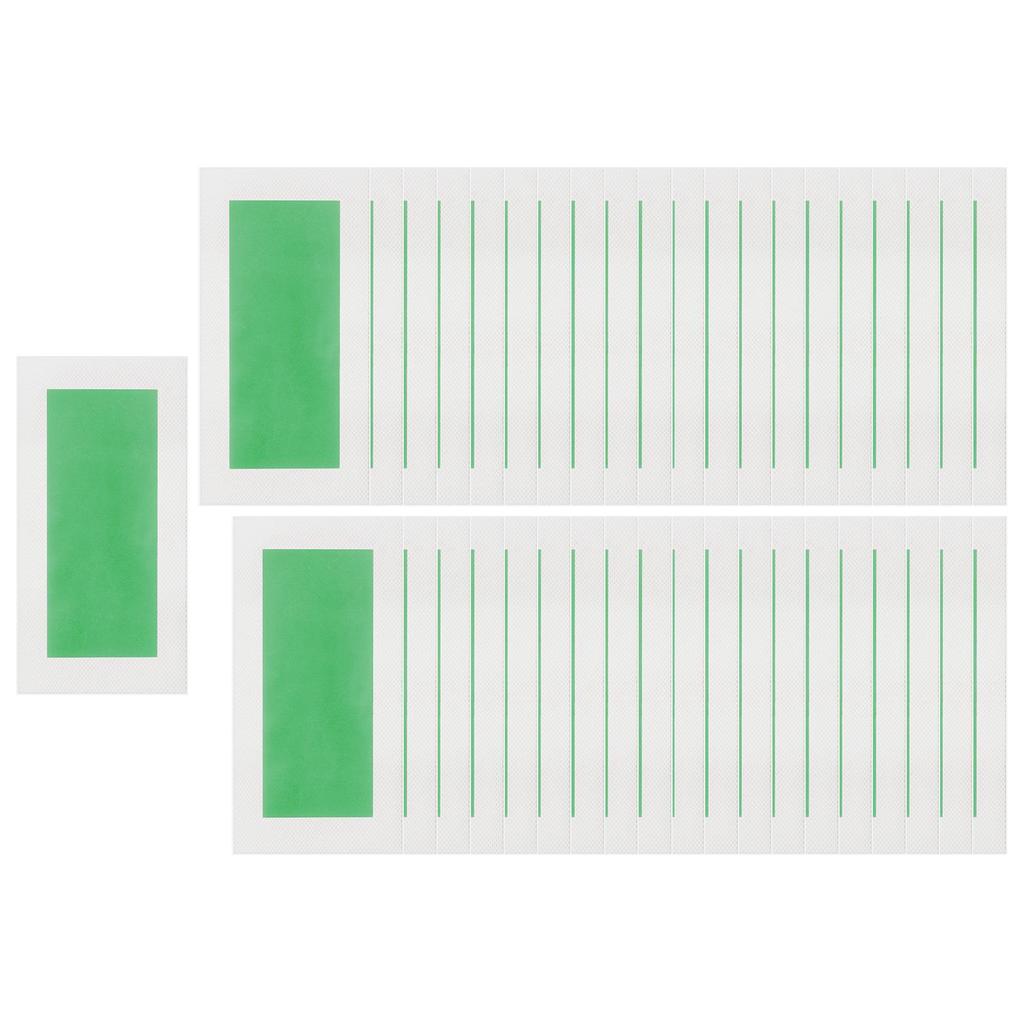 40x Hair Removal Wax Strips Double Sided Waxing Paper Removal Strips Home Waxing Set for Body Lip Eyebrow Underarm Face Bikini