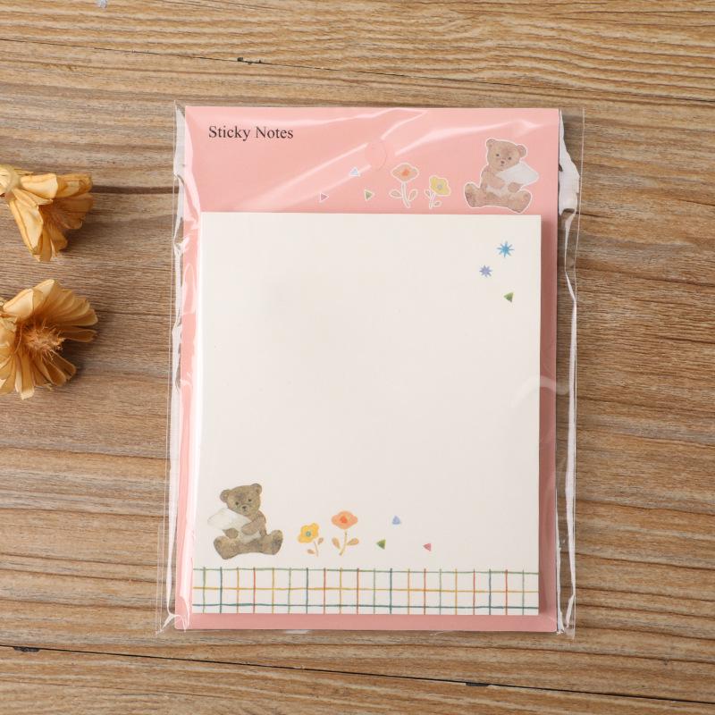Creative Cat Cartoon Sticky Notes Memo Pad - Cute and Exquisite Reminder Diary Notes 50 Sheets