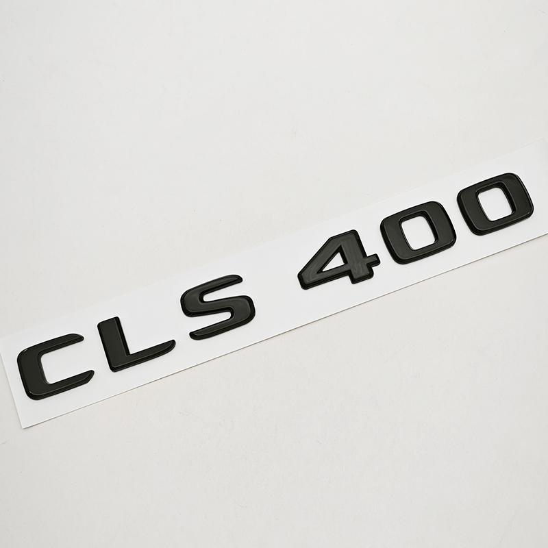 NEW 3D ABS Car Letters Logo CLS260 CLS300 CLS400 Badge Rear Trunk Sticker For Mercedes Benz CLS260 CLS300 CLS400 C218 Accessory