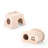 Haustier-Holzhaus, Versteck, Mehrzweck-Unterschlupf, Landschaftsbau-Zubehör für Hühner, Hamster, Chinchillas