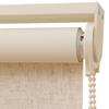 Nitori (NITORI) Reps Linen Blackout Roller Blind, 30cm Wide x 180cm Long, Ivory, 7430581