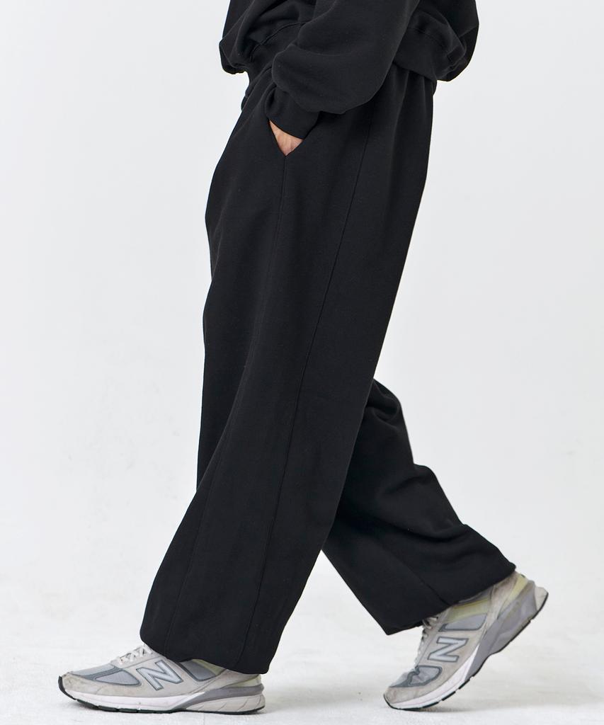PAPERBOY Balloon Wide Curve Jogger Pants - Oatmeal
