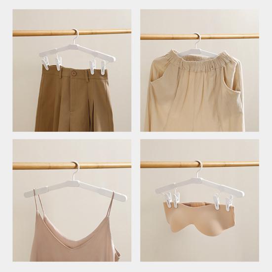 Foldable Travel Hanger with Clothes Hangers Hangers for Cruise Collapsible Space-Saving Clips Portable Vacation Suitcases