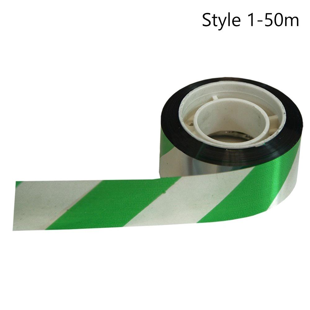 

50/100 м Двусторонняя светоотражающая лента от птиц Многоцелевая клейкая лента против птиц, без клея, мигающая, подвесная