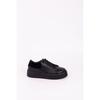 Women's Genuine Leather Thick Sole Sneakers