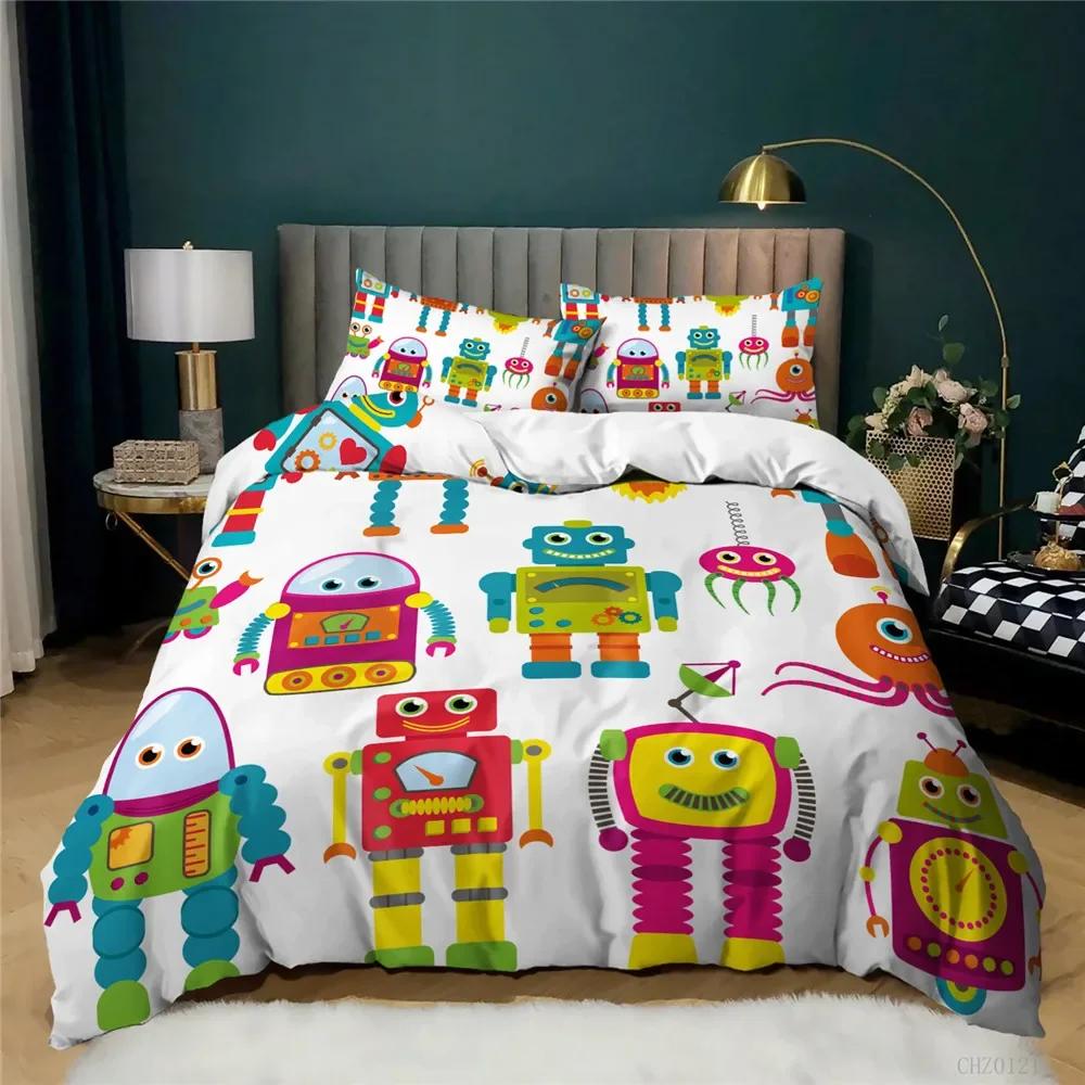Junge Kinder Kinder Heimtextilien Bettwäsche-Sets Ingenieurfahrzeug LKW Dick Warm Bettbezug 135x20 /180x210 Zehn Junge Bett-Set