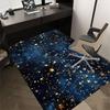 Stars Night Crystal Velvet Office chair mat Area Rug - Non-Slip, Floor Mat, Office Desk Chair Rugs,Christmas Gift-1106102