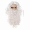 Full Set Santa Beard Wig Long Curly Hair Beard And Wig Set Santa Claus Beard Wig  Cosplay Santa