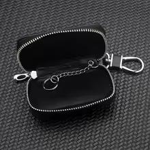 1PCS Genuine Leather Key Wallet Car Key Bag Multi Function Key Case For Toyota Yaris Hilux Prius Auris Supra Corolla Camry