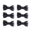 Konishi Ribbon Ribbon Motif Basic Tie Black W31 x H15mm 6 pieces ABT-3025-6