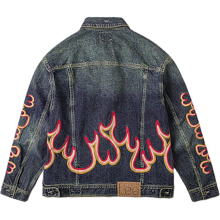 SS24 Casual Comfortable Polo Collar Long Sleeve Denim Jacket Men jackets Medium-Blue LMT006982203414-A05300