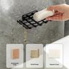 Drainage Shelf Wall Mounted Soap Box No Punching Wall Mounted Soap Rack Shelf Waterproof High-end Design Soap Holder