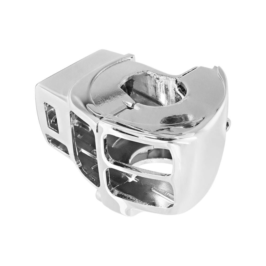 2PCS Black/Chrome Handlebar Switch Housing Covers for Harley Road King Electra Glide FLHT 1996-2013 Motorcycle