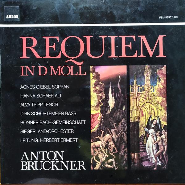 

LP Record ANTON BRUCKNER AGNES GIEBEL HAN Requiem In DMoll FSM53552AUL Aulos 1980 Germany Classical Used