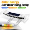 Mini Car Rear Wing Lamp Solar Energy Car Ambient Lighting Trunk Warning Light  Car Exterior Trim