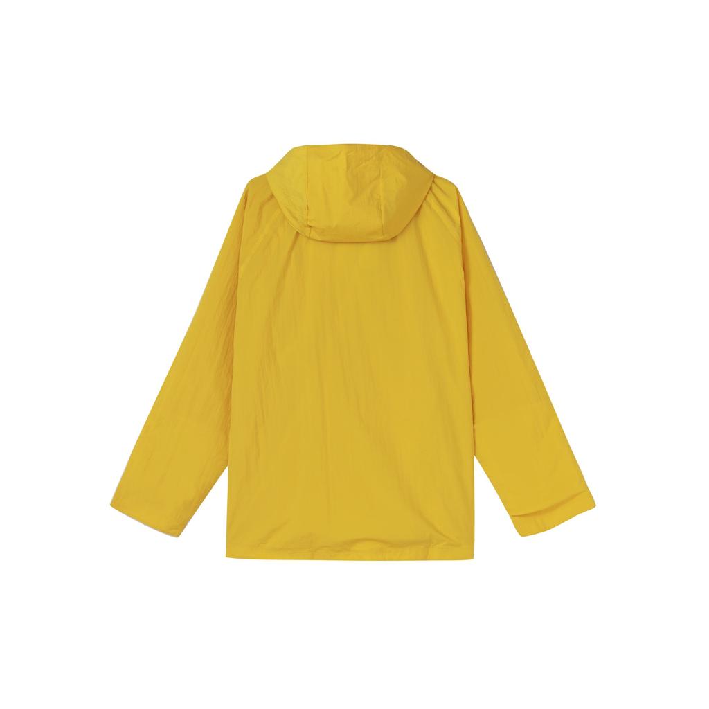 Adidas Originals Trefoil Small Logo Windbreaker Jacket Men Jackets Yellow DU7857