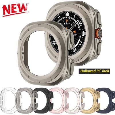 Matte Watch Cover For Samsung Galaxy Watch Ultra Case Watch 7 Ultra 47mm PC All Around Shell Protective Bumper Cases Accessories