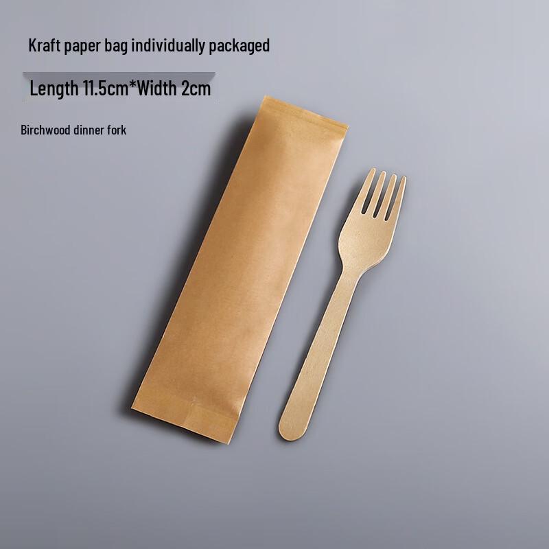 Yi Pan Disposable Birchwood Forks