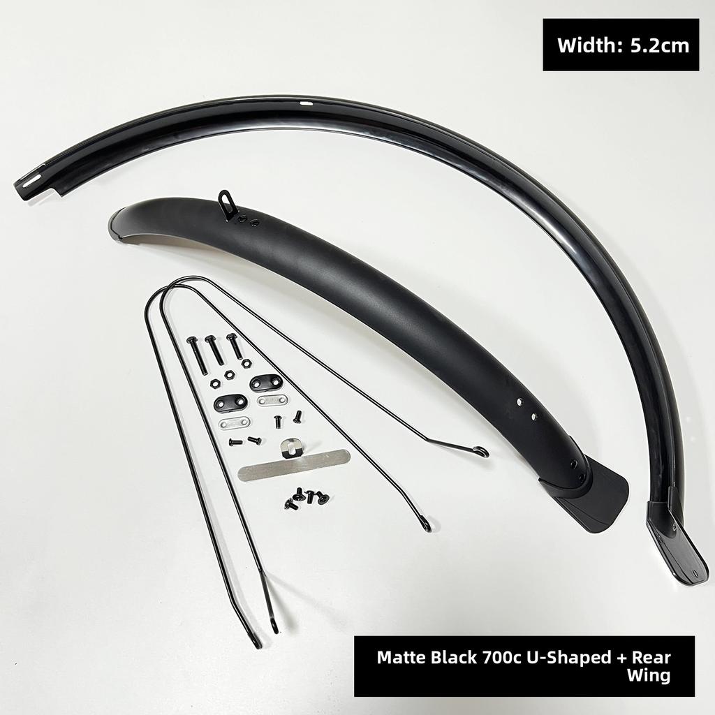 Travel Car 700C Matte Black Mudguard Commuter Bicycle Tile 27 Inch 28 Inch Princess Bike Casual Single Bike