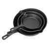 3 Piece Frying Pan Set Cast Iron Prevent Stick Multifunction Mini Fry Egg Pan with Long Handle for Home 16 20 25cm