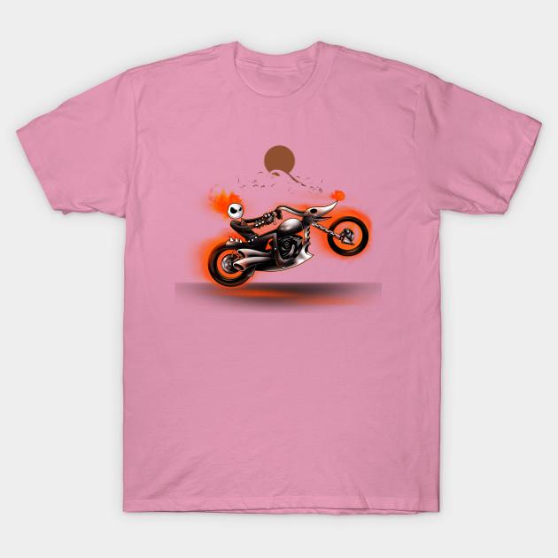 T Shirt Women Nightmare Rider Harajuku Print Kawaii Tshirt Summer Short Sleeve Female T-Shirt Top Tee