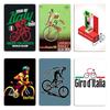 Italien Professioneller Radsportclub Est Italien Stolz Radsport Metallplakette personalisiert Wandbild Bar Höhle Blechschild Poster