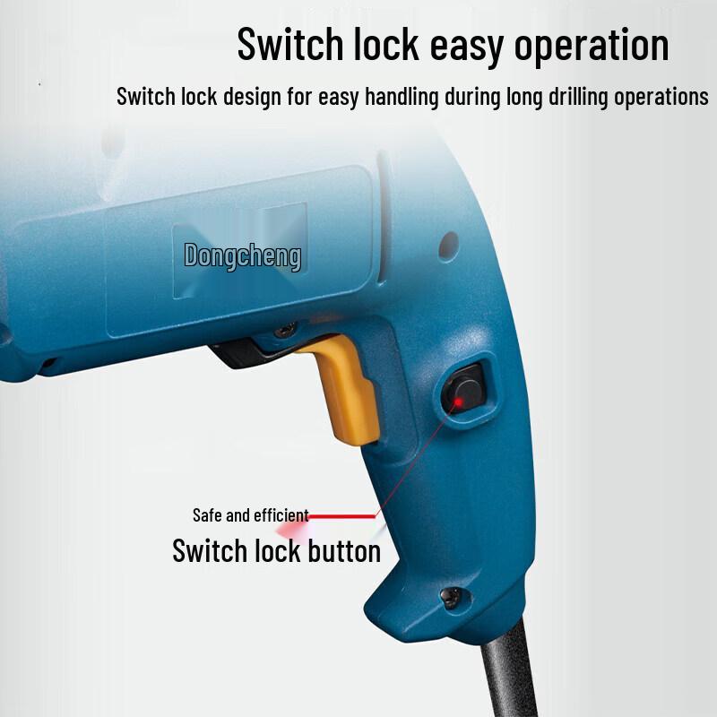 Dongcheng 500W Multi-function Corded Electric Drill CN Plug (adapter Included)
