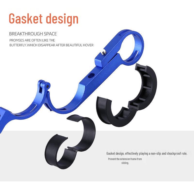 Multifunctional Aluminum Bicycle Extension Rack for Light and Meter